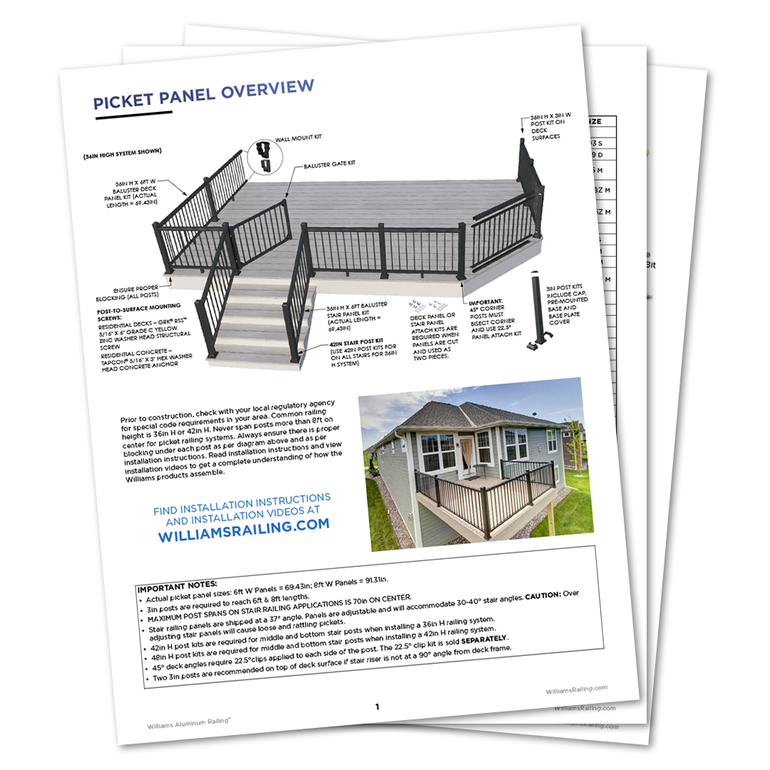 Baluster Railing Project Planner Thumbnail